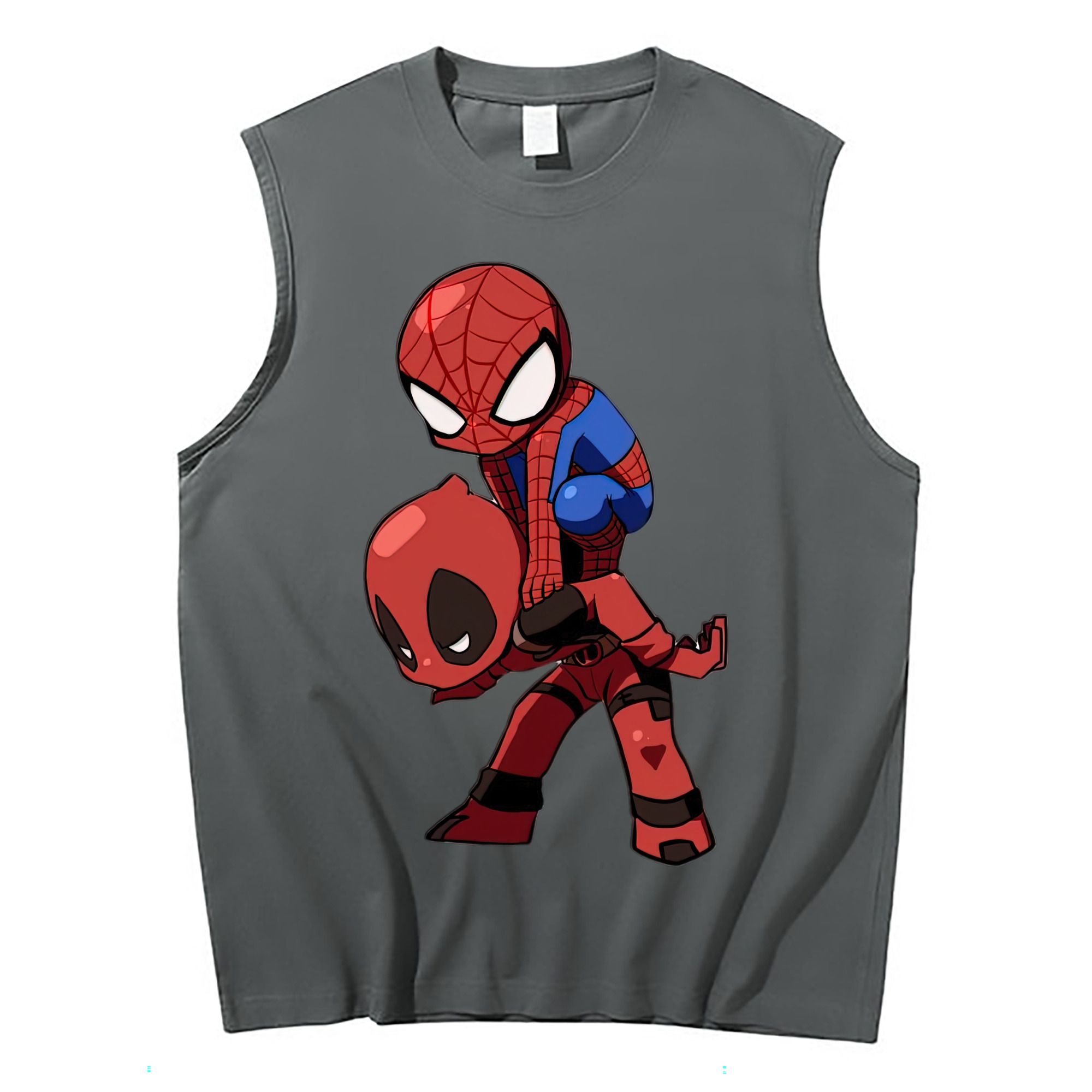 （画像用） Deadpool デッドプール コットン100％タンクトップ（フロントプリント）